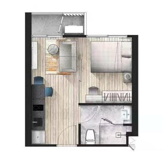 D2 Residences Huahin 华欣市中心近海滩近商场酒店式公寓可加床有连通房型 Экстерьер фото